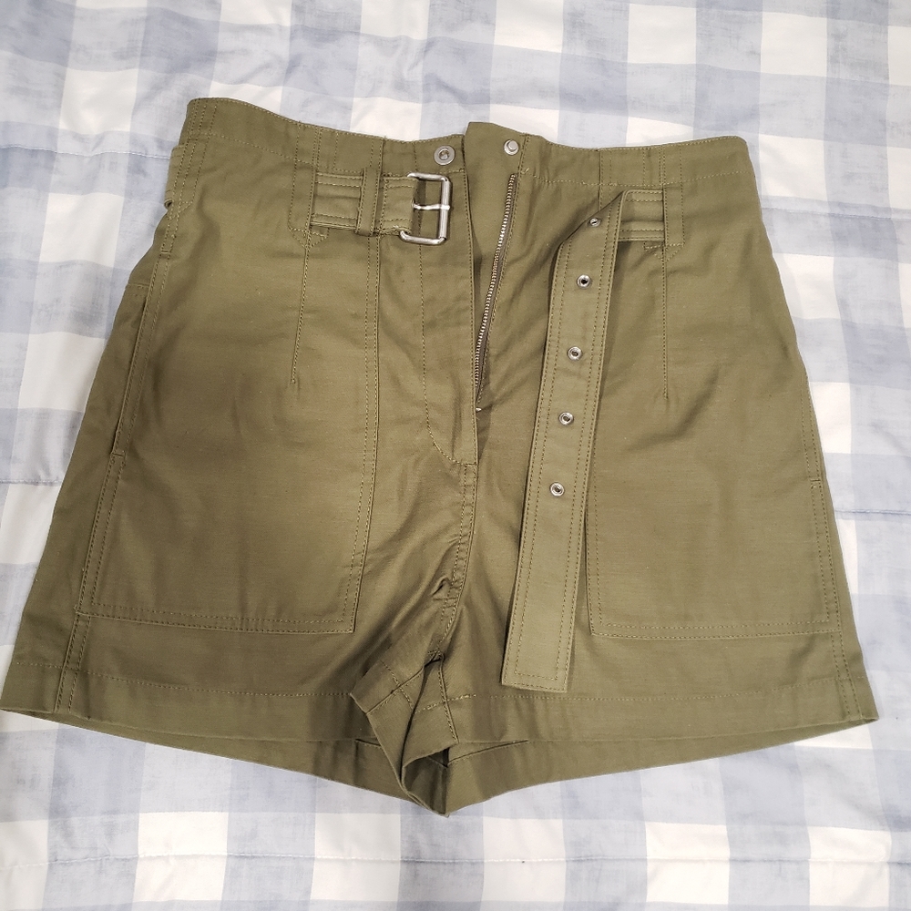 3.1 PHILLIP LIM - Military green Women's Shorts & Bermuda